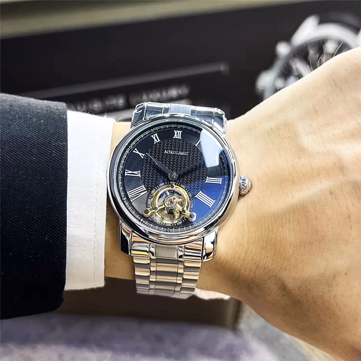 Aokulasic Luxury Tourbillon Watch — image 4