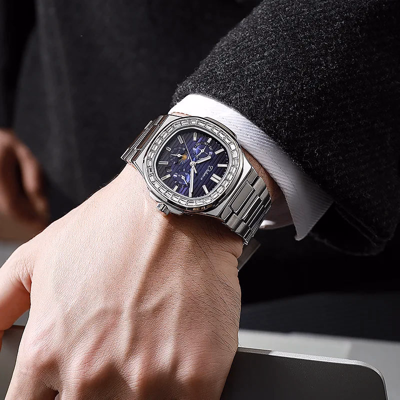 Dulunwe  Diamond Luminous Automatic Men's Watch — image 8