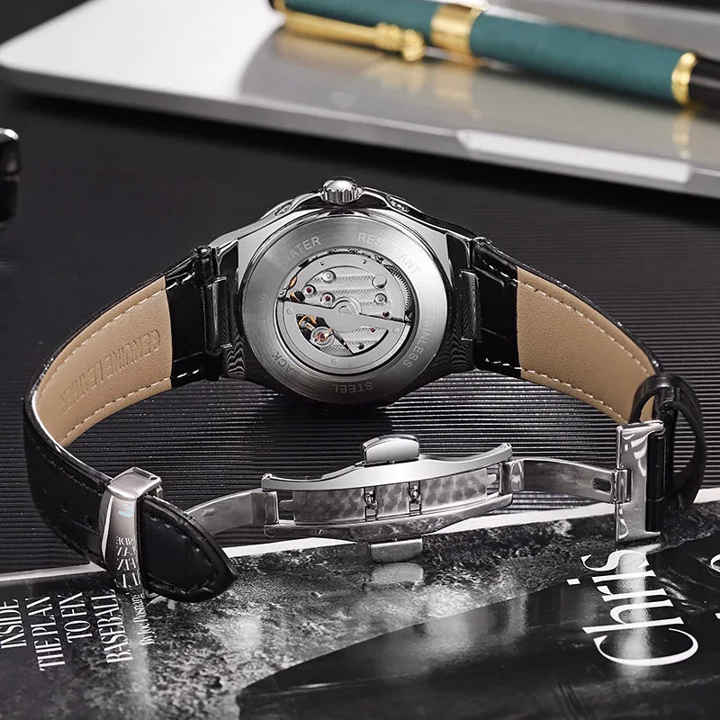 Dulunwe  Diamond Luminous Automatic Men's Watch — image 2