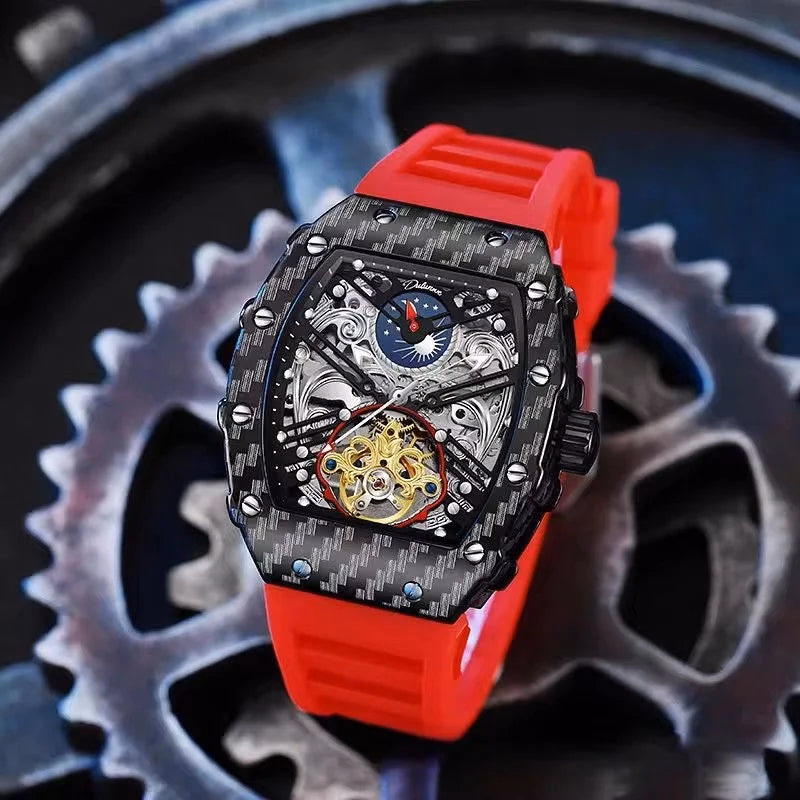 Dulunwe Men's Tourbillon Skeleton Watch — image 6