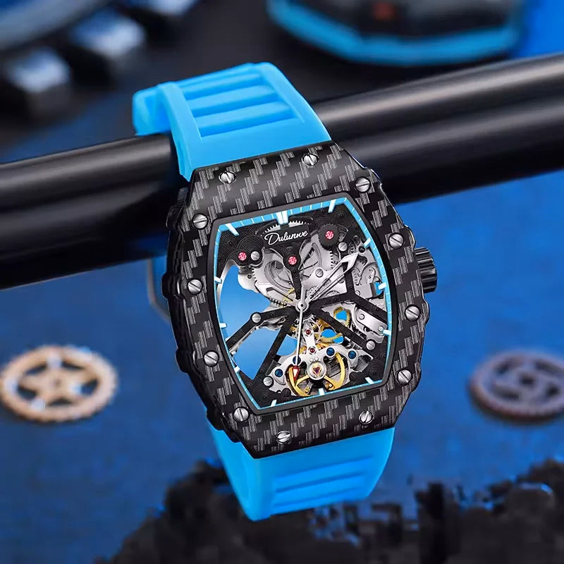 Dulunwe Men's Tourbillon Skeleton Watch — image 8