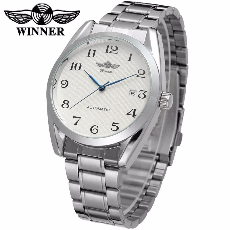 T-Winner Luxury Blue Analog Mechanical Watch — image 7