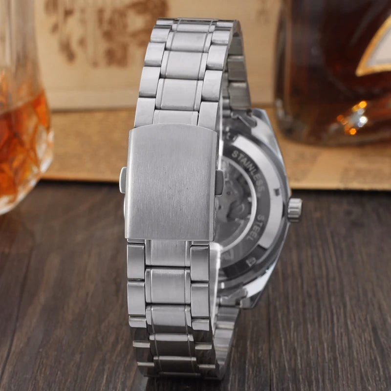 T-Winner Luxury Blue Analog Mechanical Watch — image 6