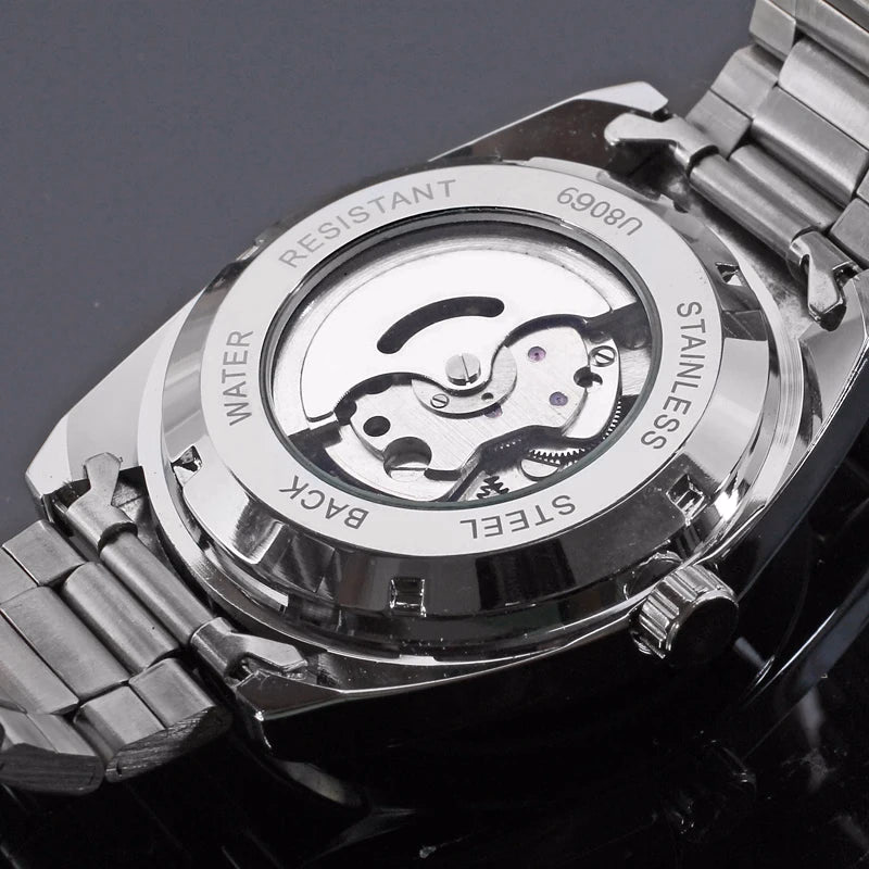 T-Winner Luxury Blue Analog Mechanical Watch — image 5
