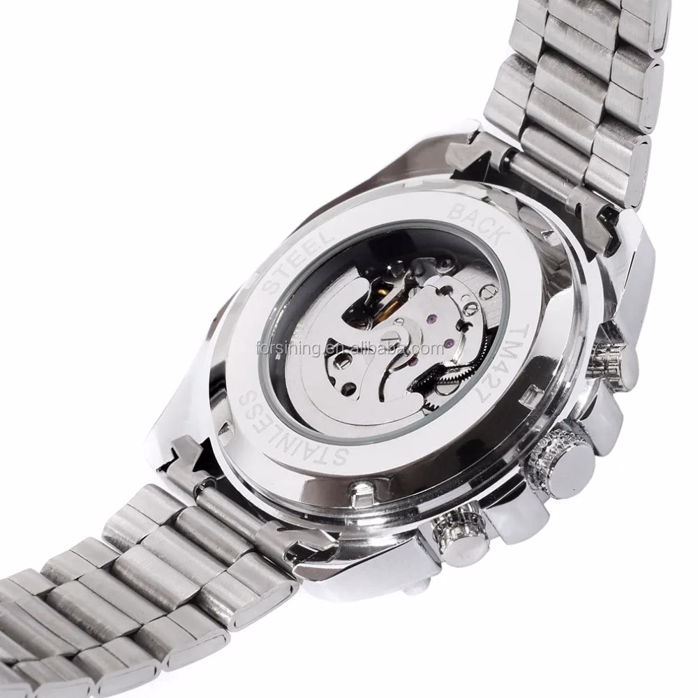 Luxury Men's Automatic Roman Numeral Watch — image 5