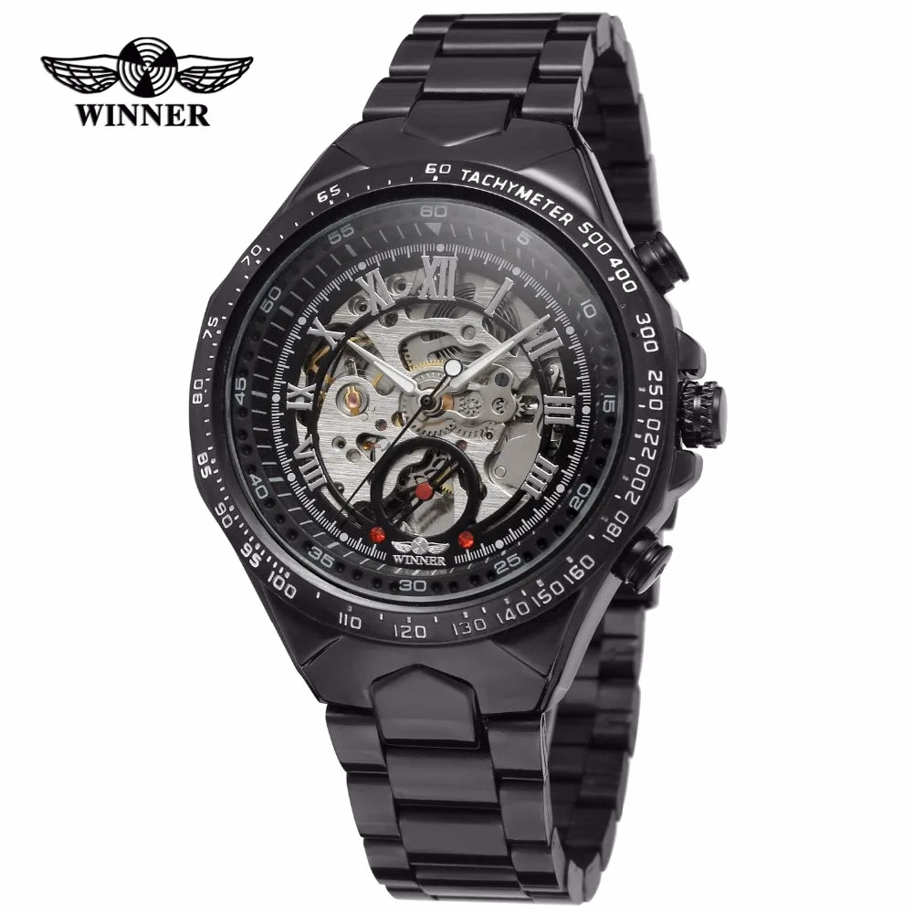 Winner Luxury Gold Black Automatic Men's Watch — image 4