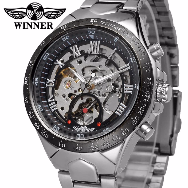Winner Luxury Gold Black Automatic Men's Watch — image 8