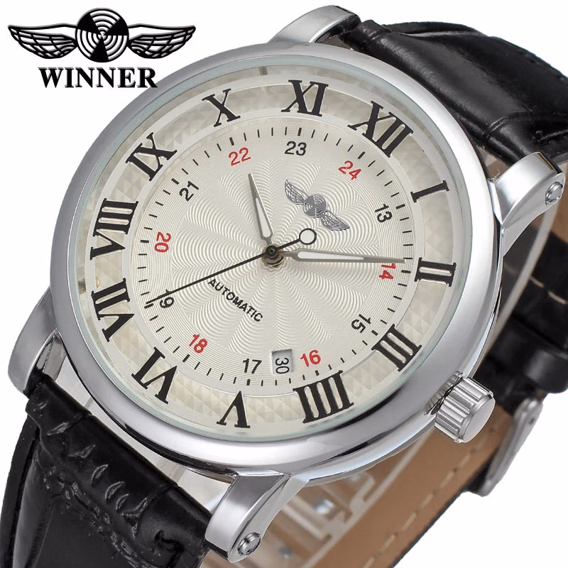 Elegant Men's Rose Gold Skeleton Watch — image 12