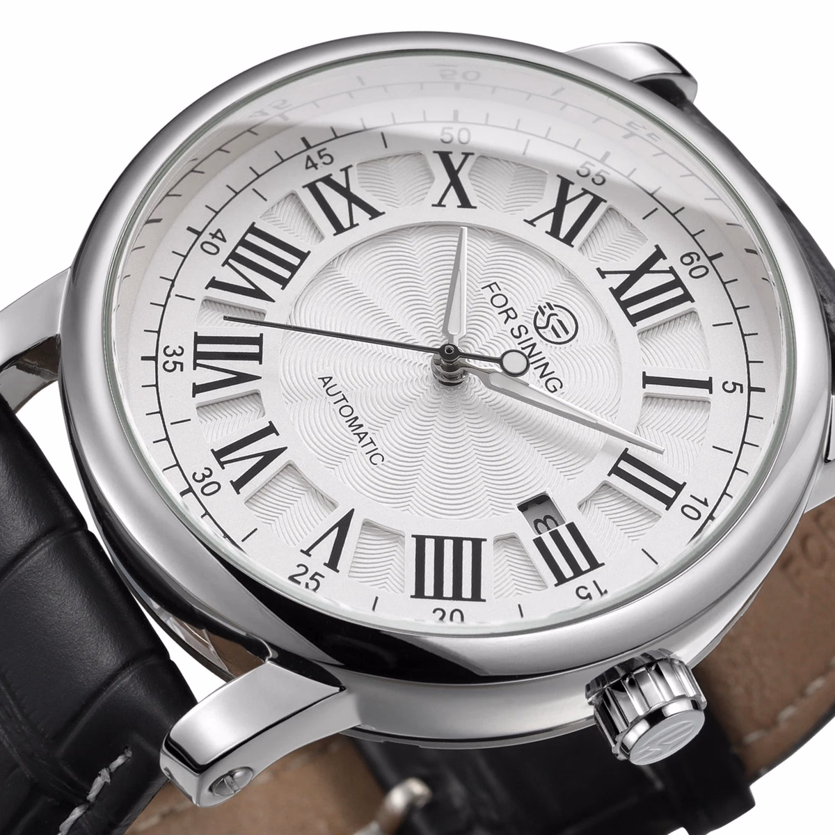 Elegant Men's Rose Gold Skeleton Watch — image 5