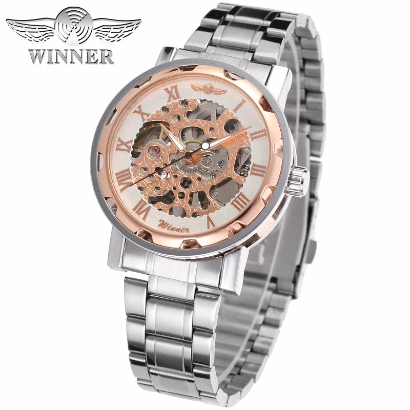 Luxury Gold Skeleton Automatic Watch — image 5