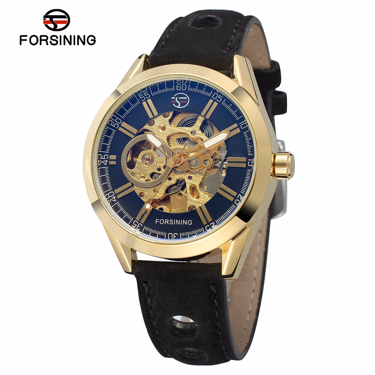 Forsining Skeleton Automatic Luxury Watch for Men — image 12