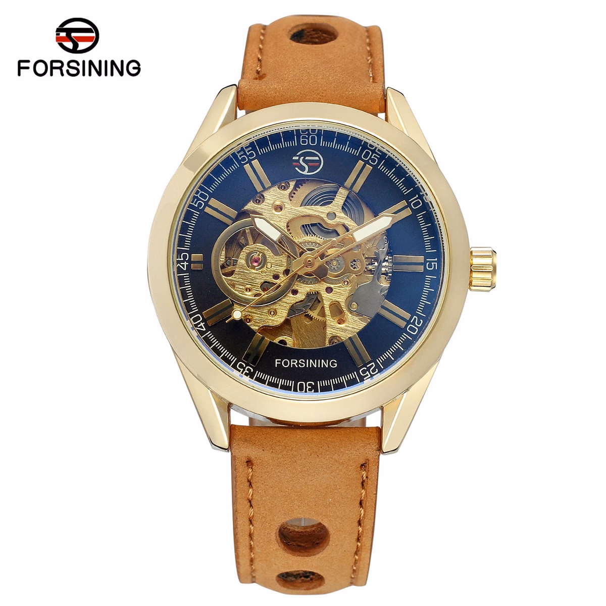 Forsining Skeleton Automatic Luxury Watch for Men — image 4