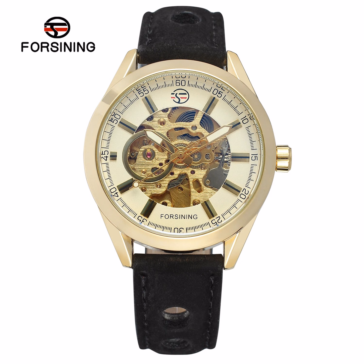 Forsining Skeleton Automatic Luxury Watch for Men — image 5