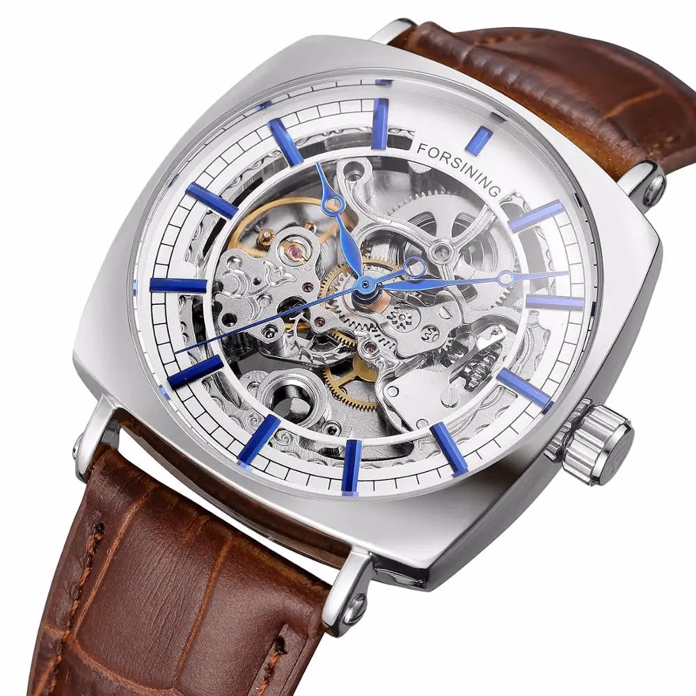 Forsining Skeleton Watch - Water Resistant & Fashionable — image 3