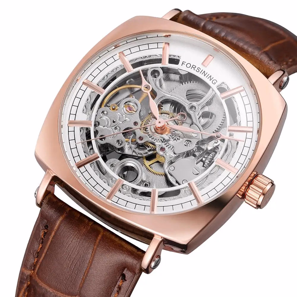 Forsining Skeleton Watch - Water Resistant & Fashionable — image 2