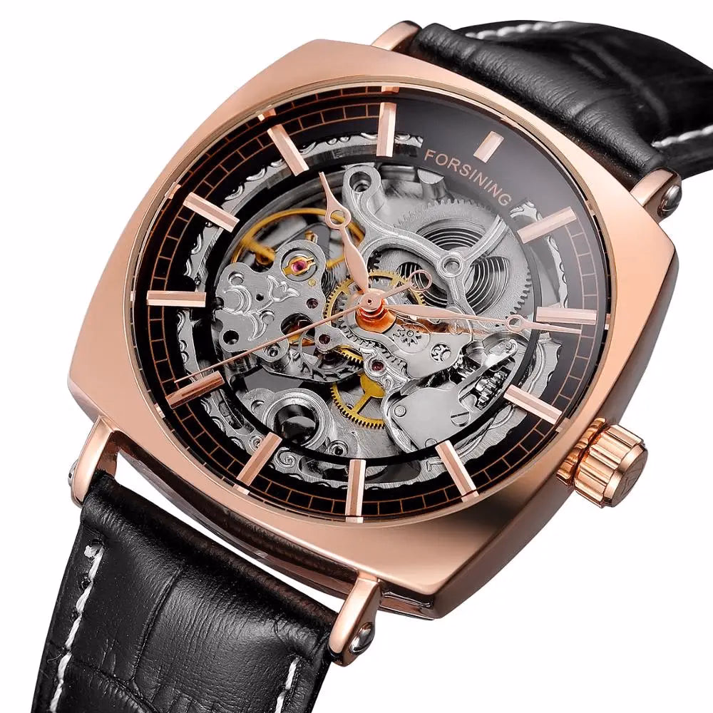 Forsining Skeleton Watch - Water Resistant & Fashionable — image 5