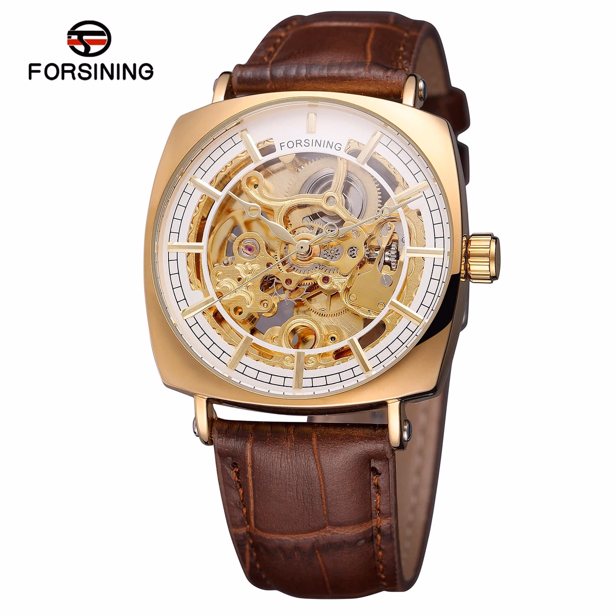 Forsining Skeleton Watch - Water Resistant & Fashionable — image 8