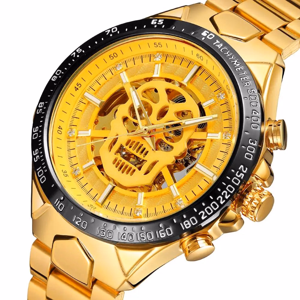 Forsining Luxury Skull Skeleton Automatic Men's Watch — image 2