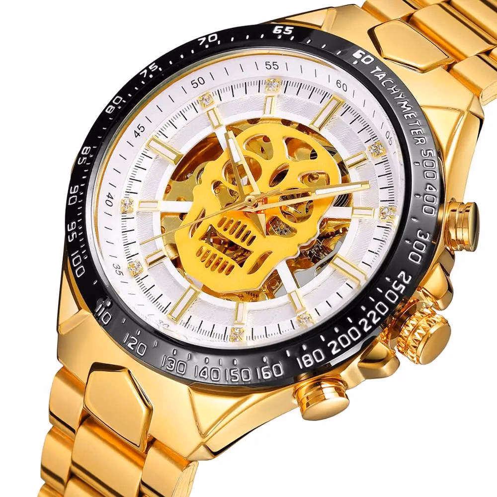Forsining Luxury Skull Skeleton Automatic Men's Watch — image 3