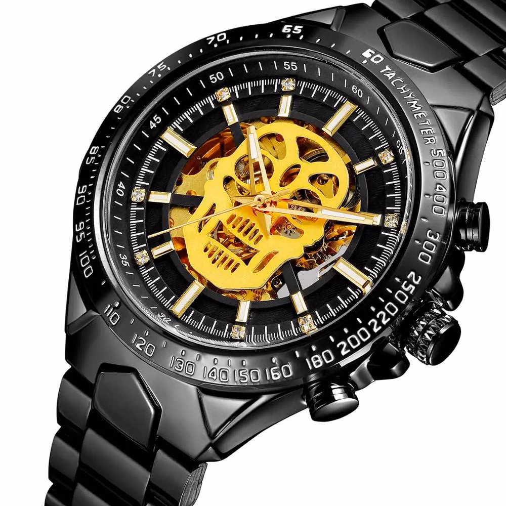 Forsining Luxury Skull Skeleton Automatic Men's Watch — image 6