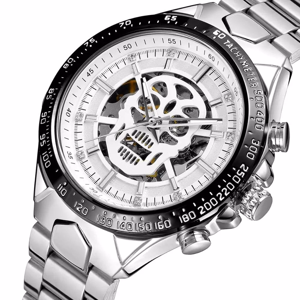 Forsining Luxury Skull Skeleton Automatic Men's Watch — image 5