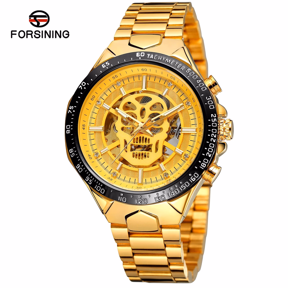 Forsining Luxury Skull Skeleton Automatic Men's Watch — image 10