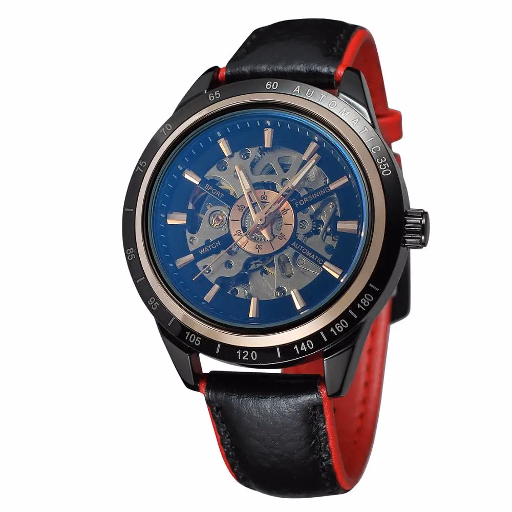 Forsining Men's Automatic Skeleton Watch — image 2