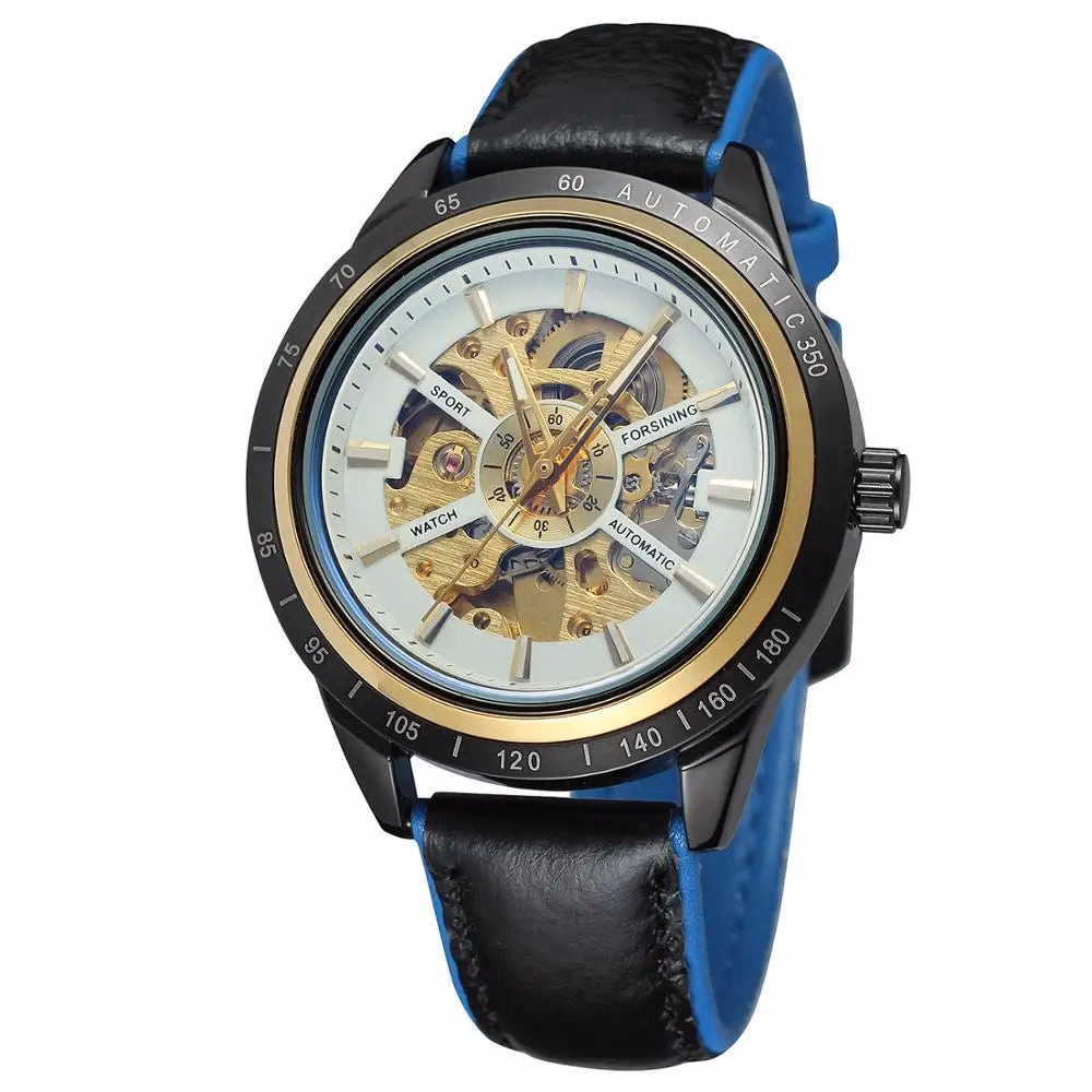 Forsining Men's Automatic Skeleton Watch — image 3