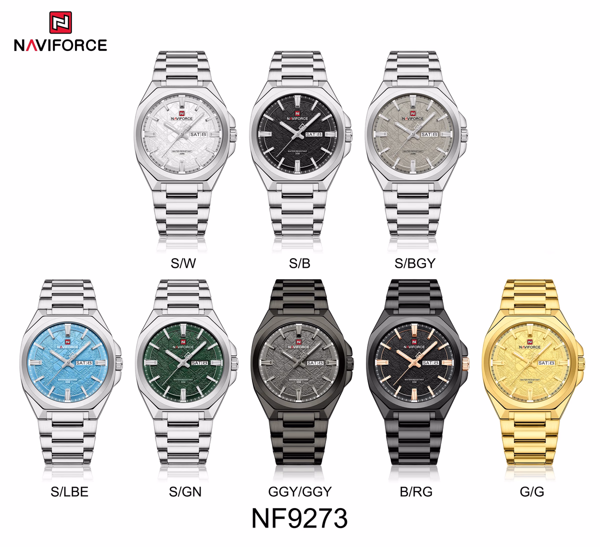 Naviforce Men's Luxury Quartz Watch with Calendar — image 2