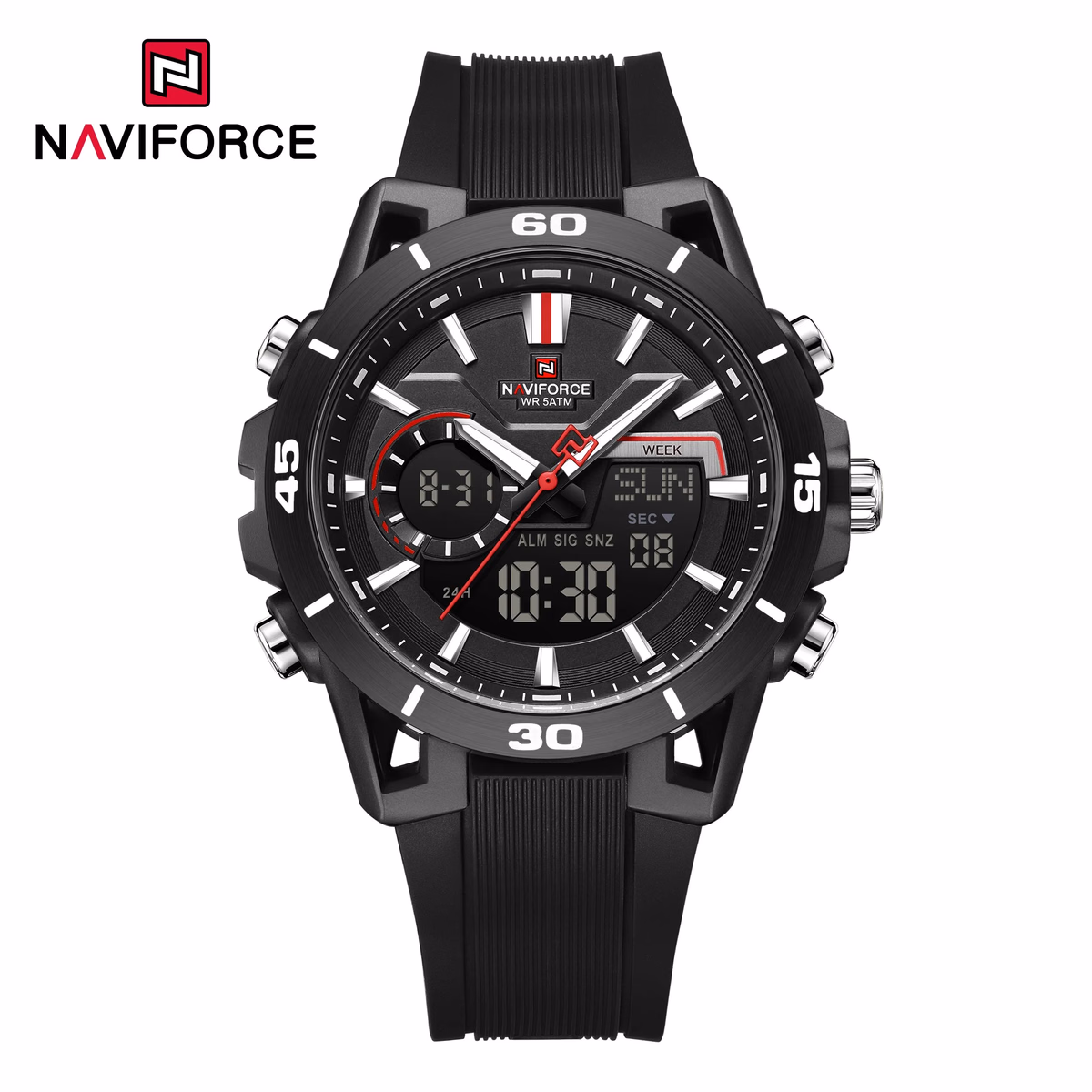 NAVIFORCE 7135 Men's Dual Display Sports Watch — image 9
