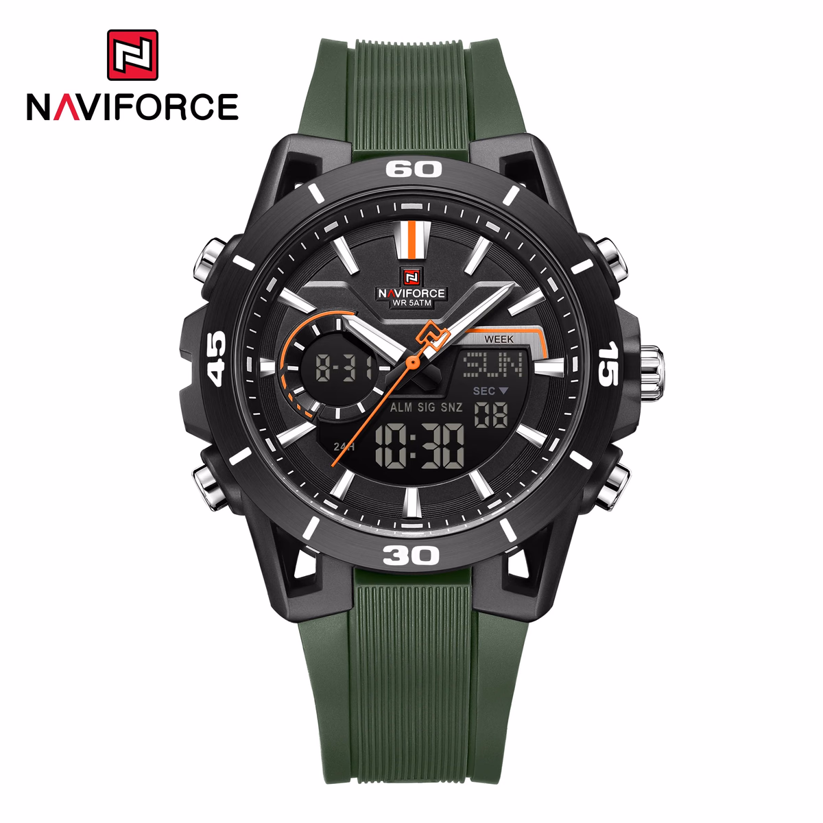 NAVIFORCE 7135 Men's Dual Display Sports Watch — image 14