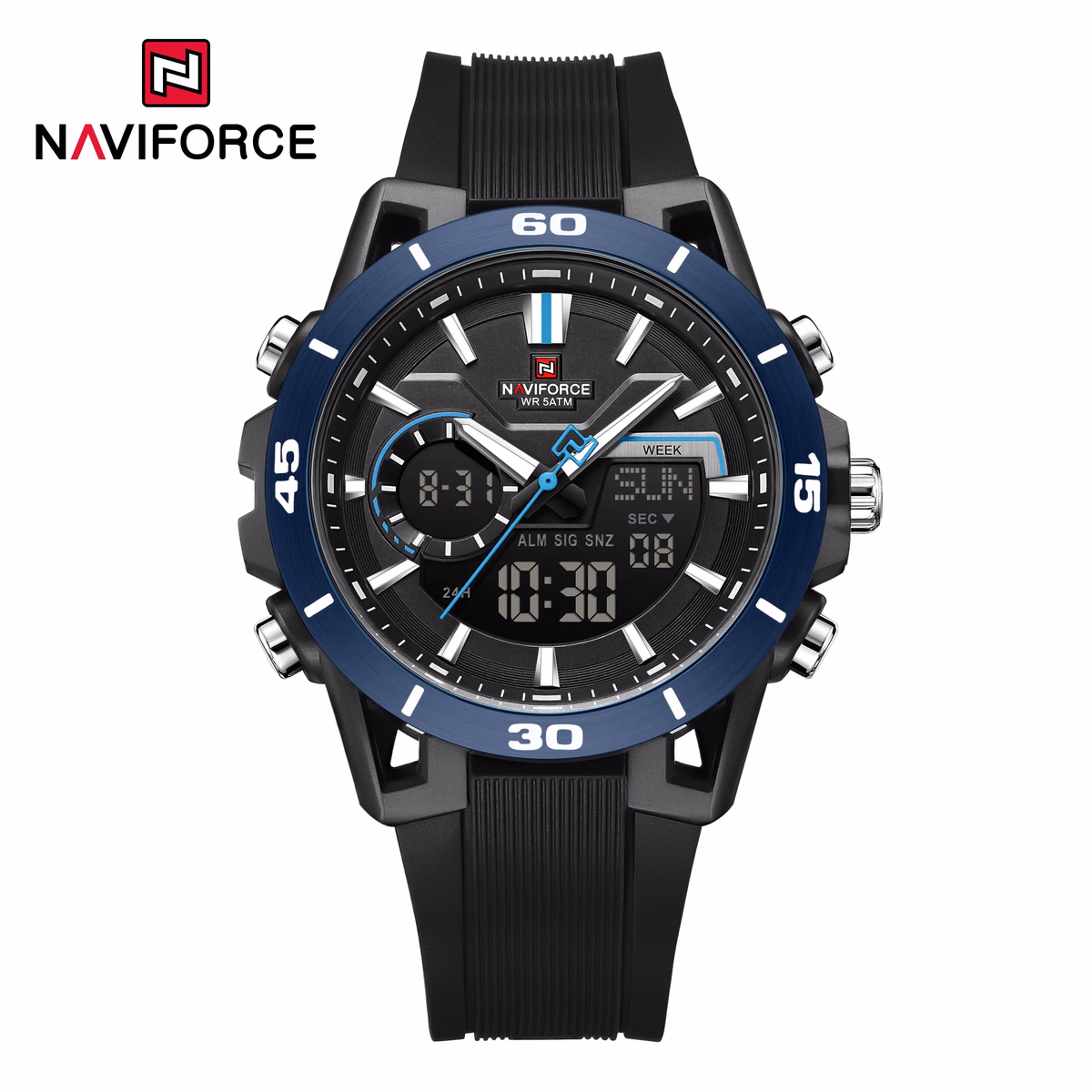 NAVIFORCE 7135 Men's Dual Display Sports Watch — image 5