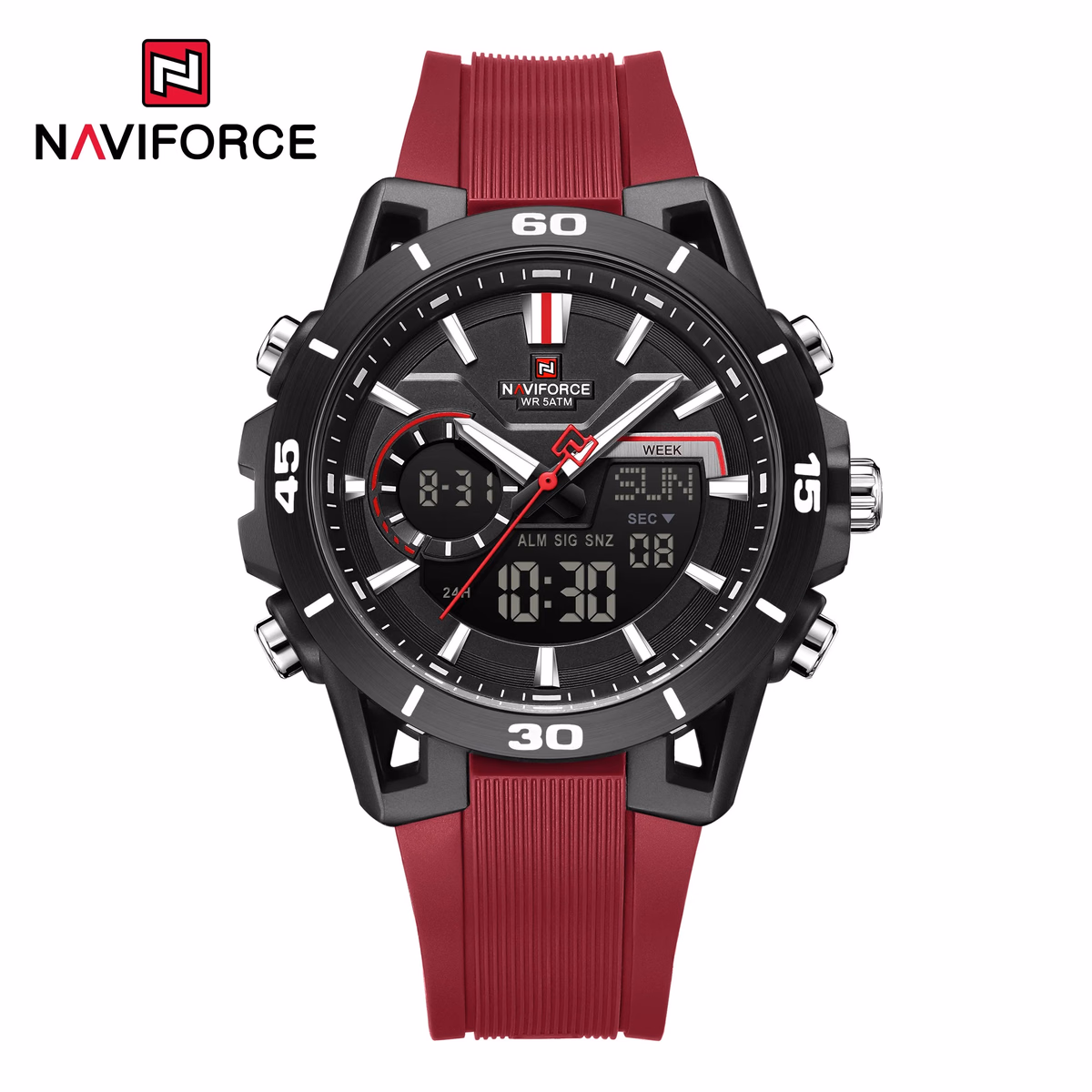 NAVIFORCE 7135 Men's Dual Display Sports Watch — image 14