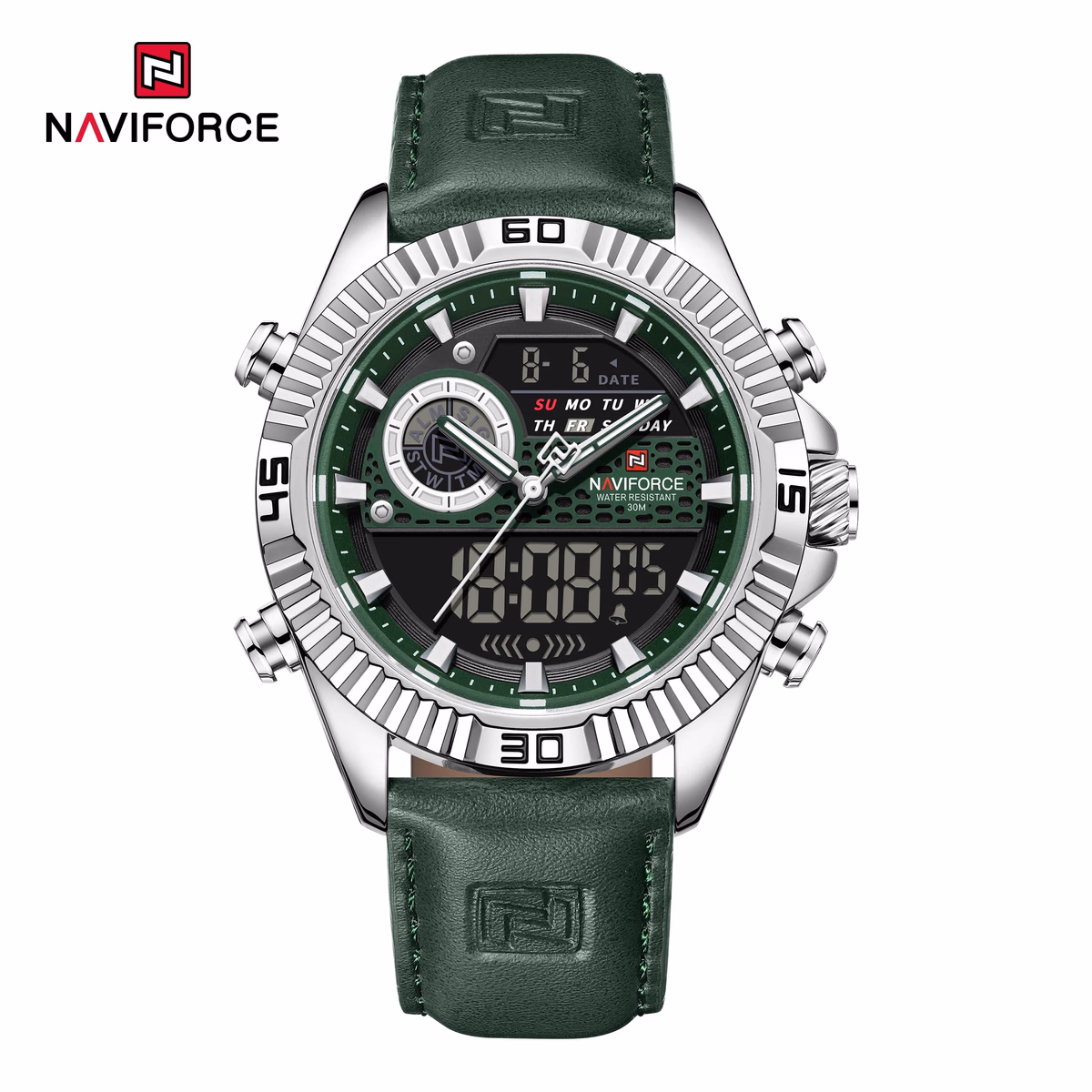 NAVIFORCE Men's Sport Quartz Analog LCD Watch — image 3