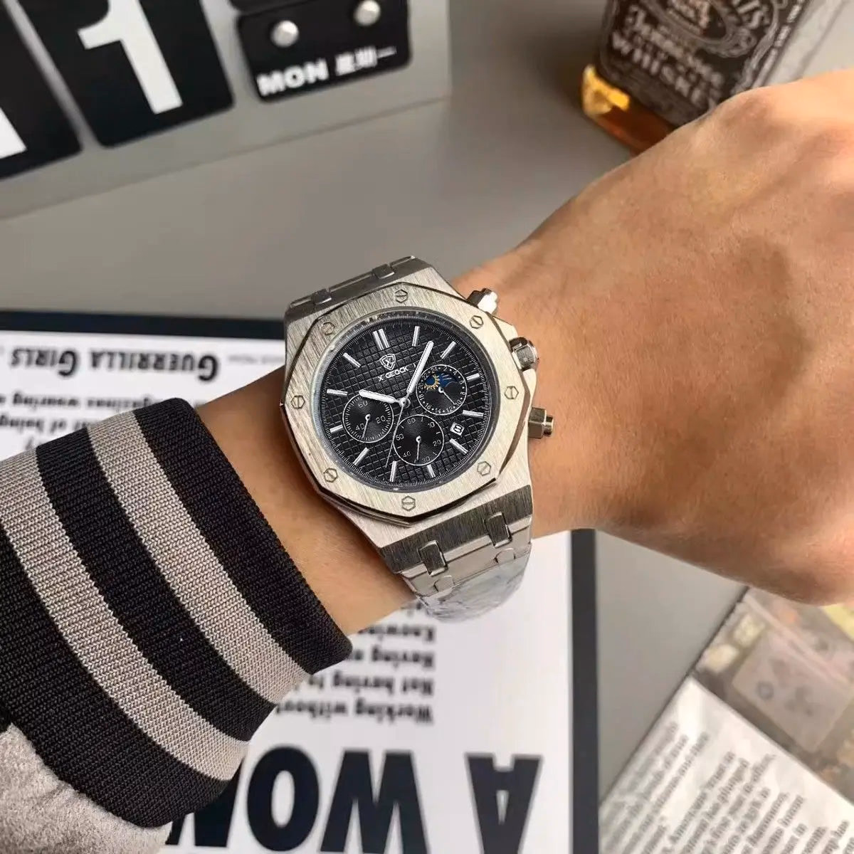 Luxury Moon Phase Mechanical Men's Watch — image 2