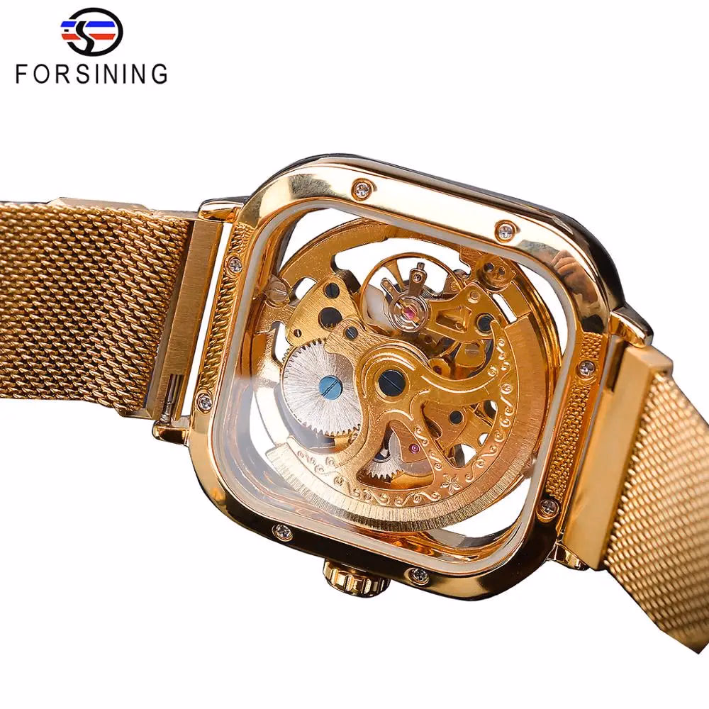Forsining Golden Men's Automatic Watch - Luxury & Precision — image 6