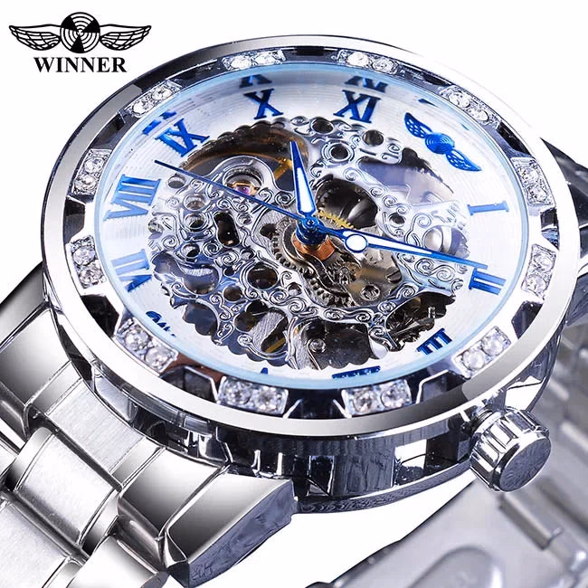 Luxury Blue Stainless Steel Mechanical Watch — image 7