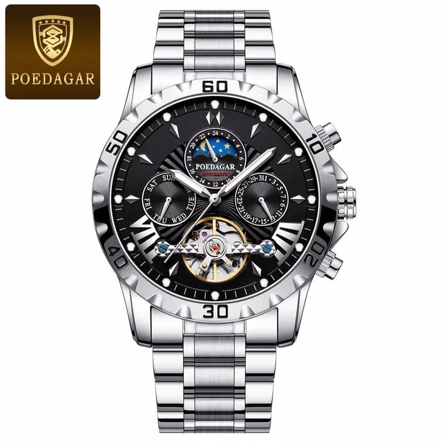 POEDAGAR Luxury Tourbillon Men's Watch — image 13