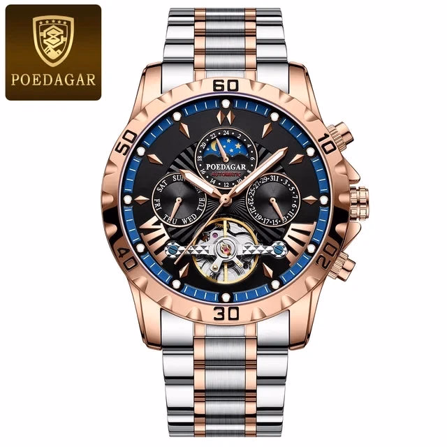 POEDAGAR Luxury Tourbillon Men's Watch — image 10