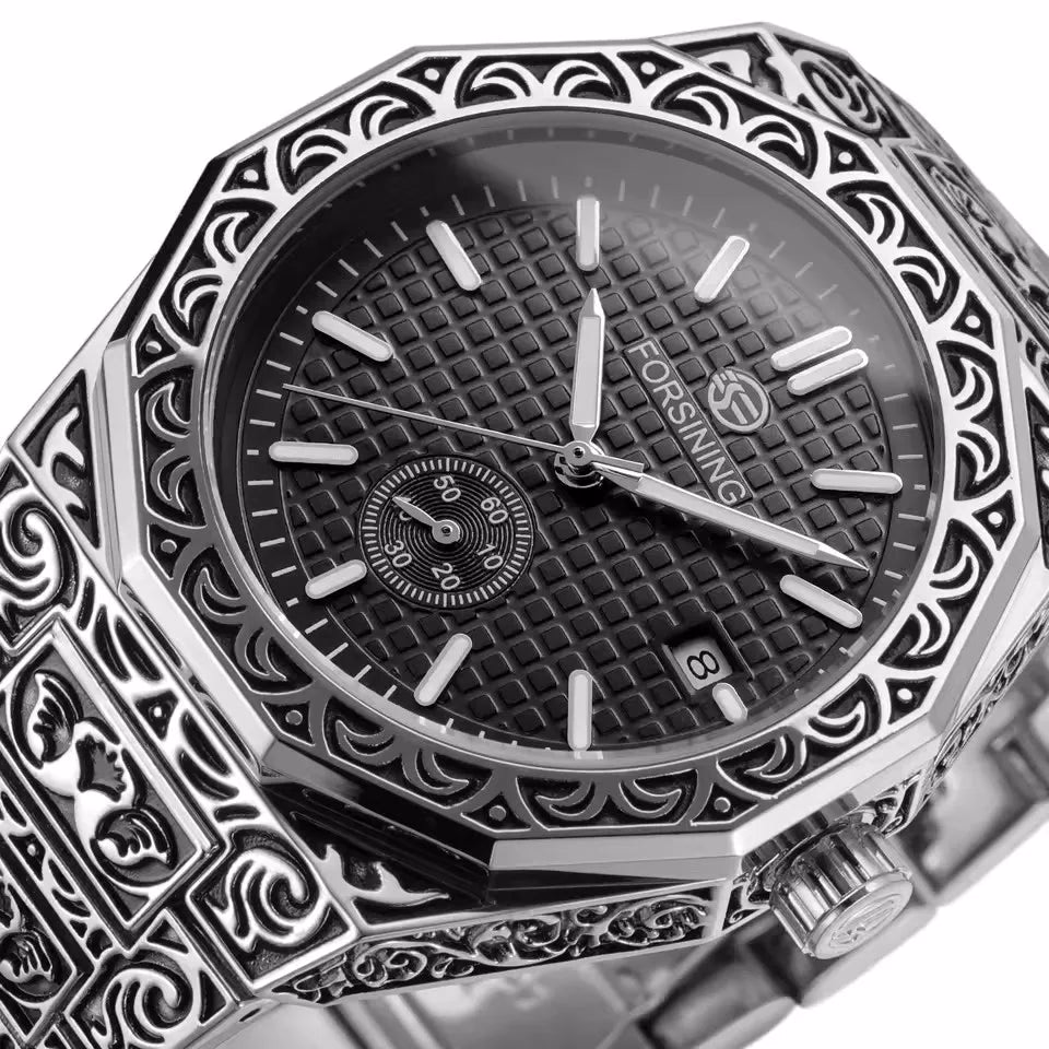 WINNER Men's Automatic Sport Watch - Stainless Steel — image 6