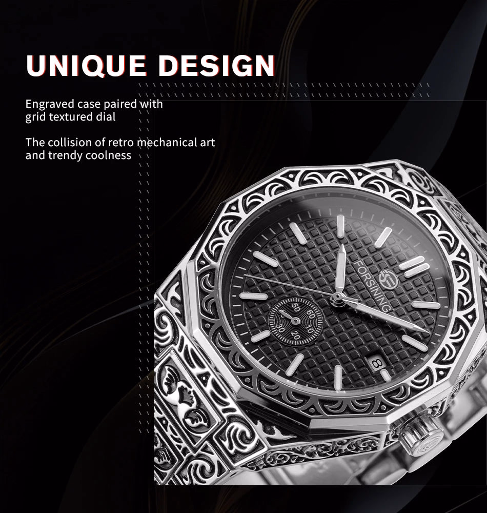 WINNER Men's Automatic Sport Watch - Stainless Steel — image 4