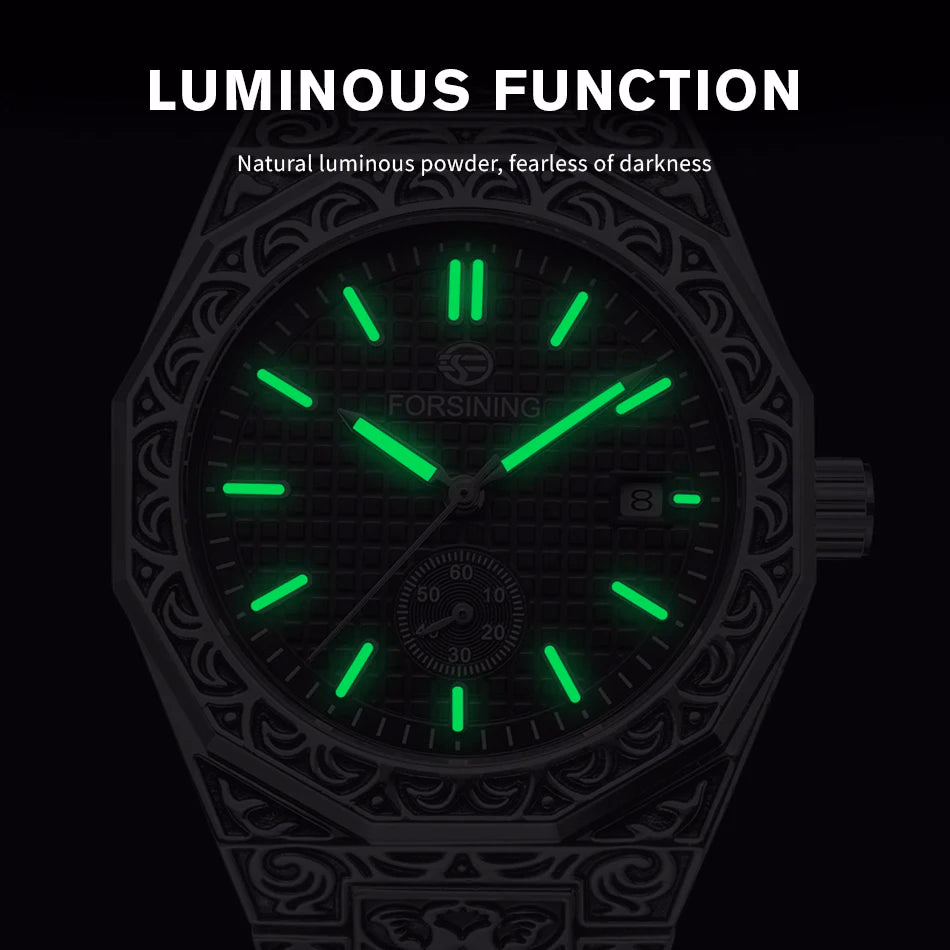 WINNER Men's Automatic Sport Watch - Stainless Steel — image 2
