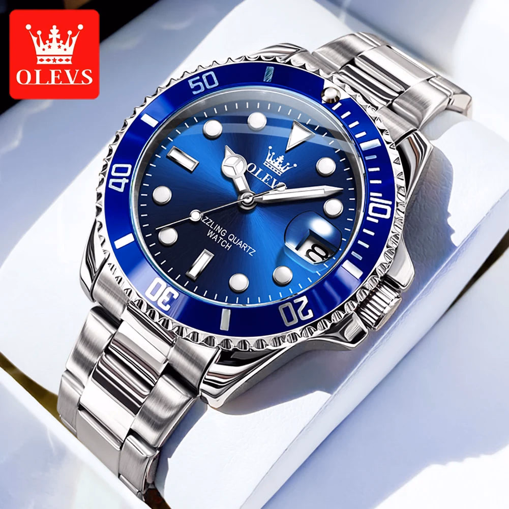 Luminous Waterproof Stainless Steel Men's Quartz Watch — image 2