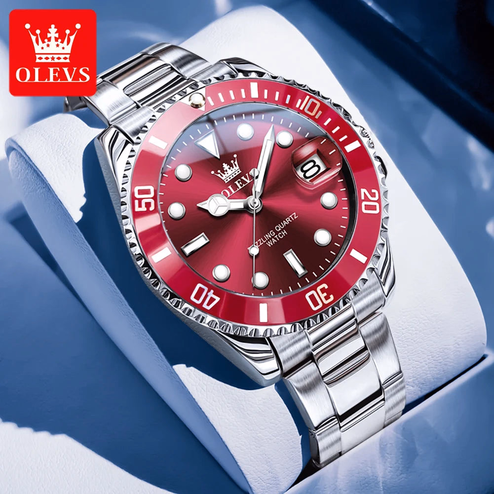 Luminous Waterproof Stainless Steel Men's Quartz Watch — image 4