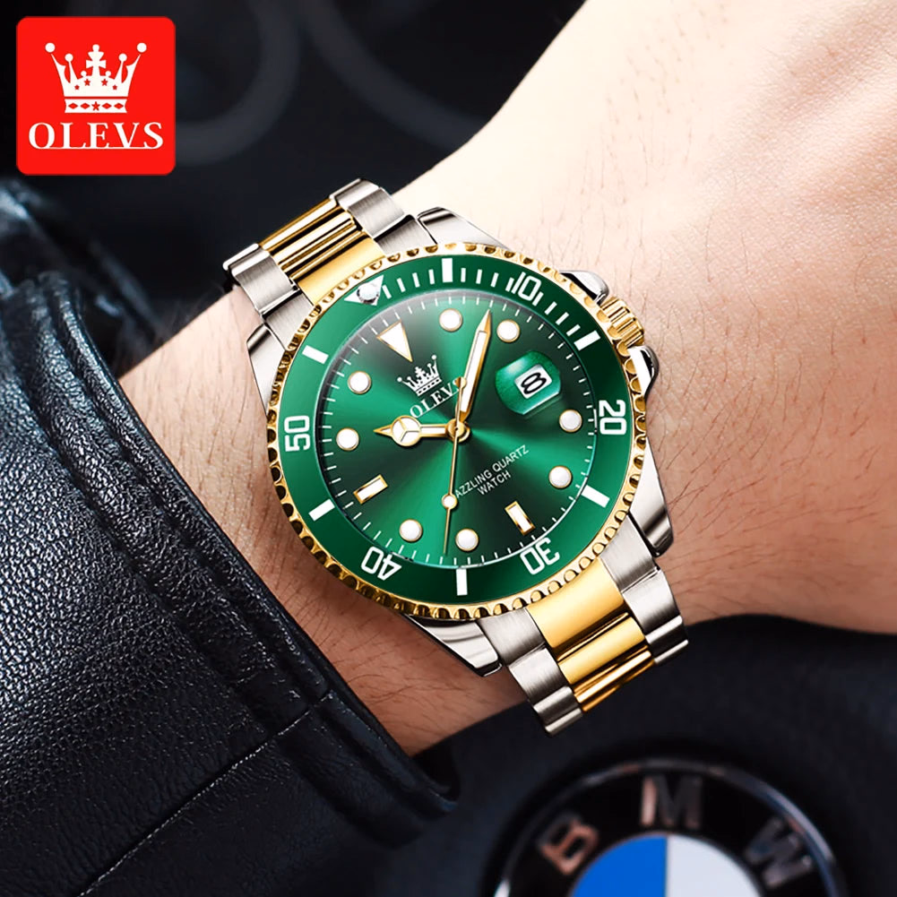 Luminous Waterproof Stainless Steel Men's Quartz Watch — image 3