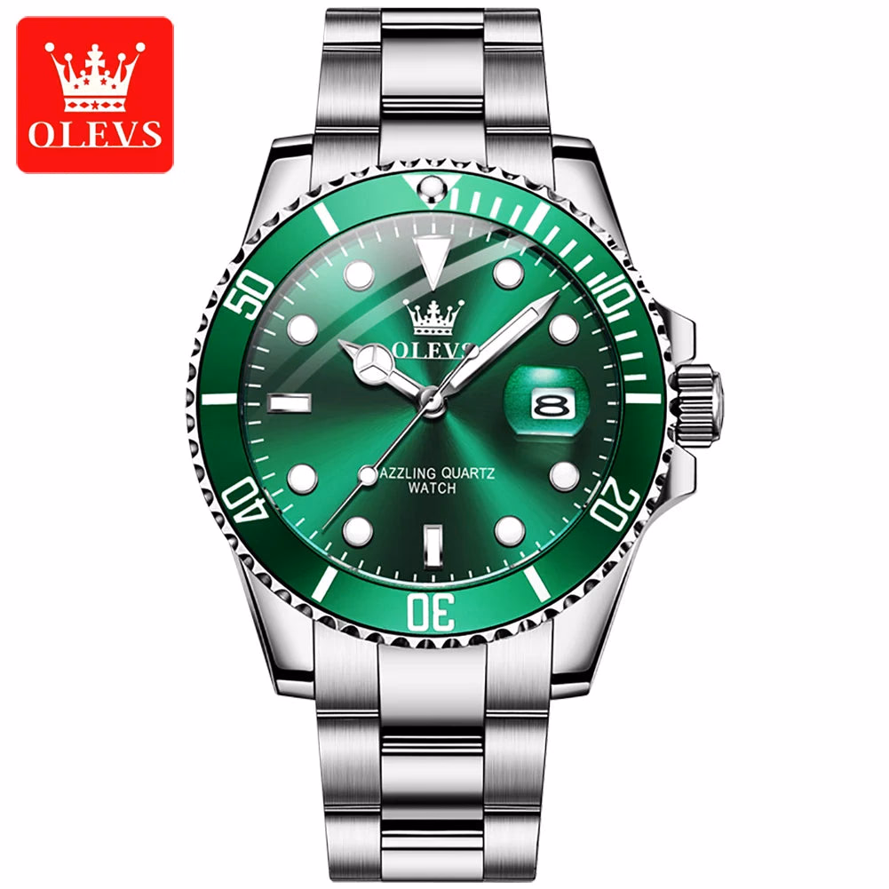 Luminous Waterproof Stainless Steel Men's Quartz Watch — image 9