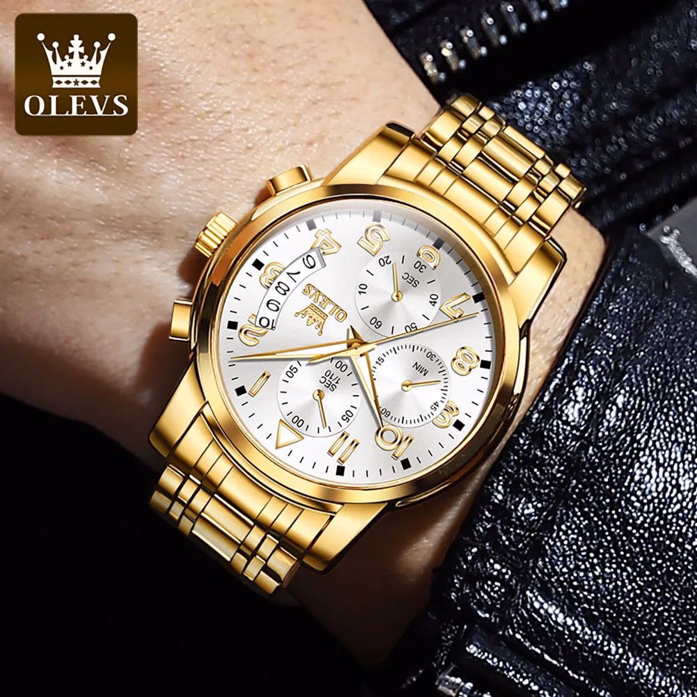 OLEVS 2879 Luxury Sport Luminous Quartz Watch — image 3