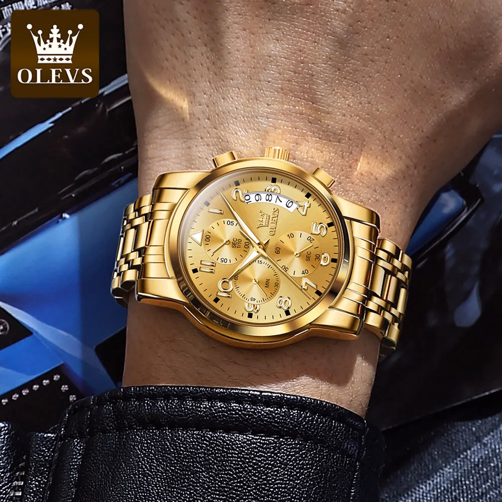 OLEVS 2879 Luxury Sport Luminous Quartz Watch — image 5
