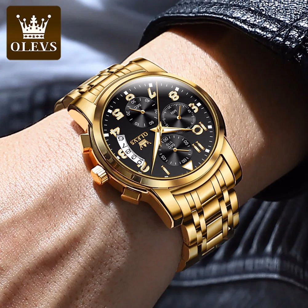 OLEVS 2879 Luxury Sport Luminous Quartz Watch — image 4