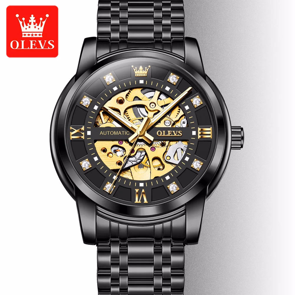 OLEVS Diamond Stainless Steel Men's Watch — image 12